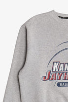 Vintage "Kansas Jayhawks Basketball" University Of Kansas College Sweatshirt (2000s)