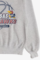 Vintage "Kansas Jayhawks Basketball" University Of Kansas College Sweatshirt (2000s)