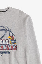 Vintage "Kansas Jayhawks Basketball" University Of Kansas College Sweatshirt (2000s)