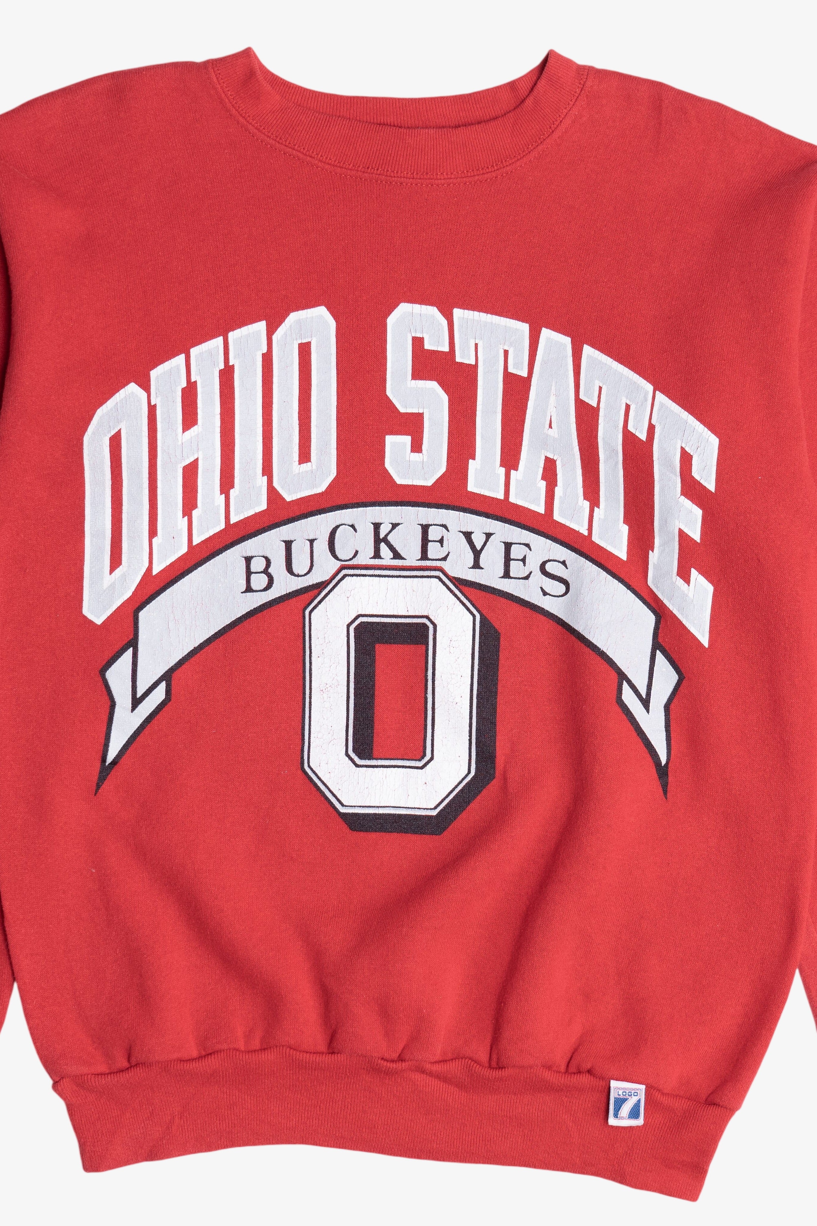Vintage "Ohio State Buckeyes" Ohio State University Logo 7 Sweatshirt (1990s)