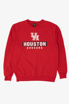 Red University Of Houston Cougars Sweatshirt (2010s)