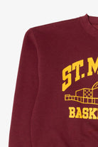 Vintage Burgundy St. Mary's Basketball Sweatshirt (1990s)