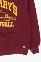 Vintage Burgundy St. Mary's Basketball Sweatshirt (1990s)