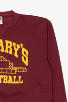 Vintage Burgundy St. Mary's Basketball Sweatshirt (1990s)