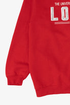 Vintage Red University Of New Mexico Lobos Sweatshirt (1990s)