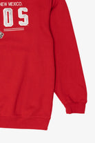 Vintage Red University Of New Mexico Lobos Sweatshirt (1990s)