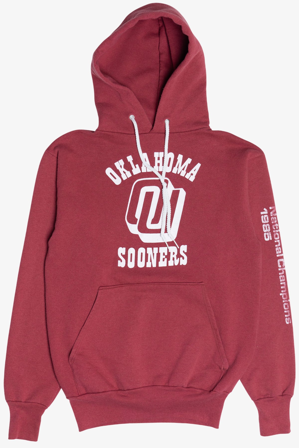 Vintage Oklahoma Sooners "National Champions 1985" Hoodie Sweatshirt (1980s)