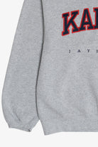 Vintage Kansas Jayhawks Embroidered Mascot College Sweatshirt (2000s)