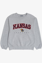 Vintage Kansas Jayhawks Embroidered Mascot College Sweatshirt (2000s)