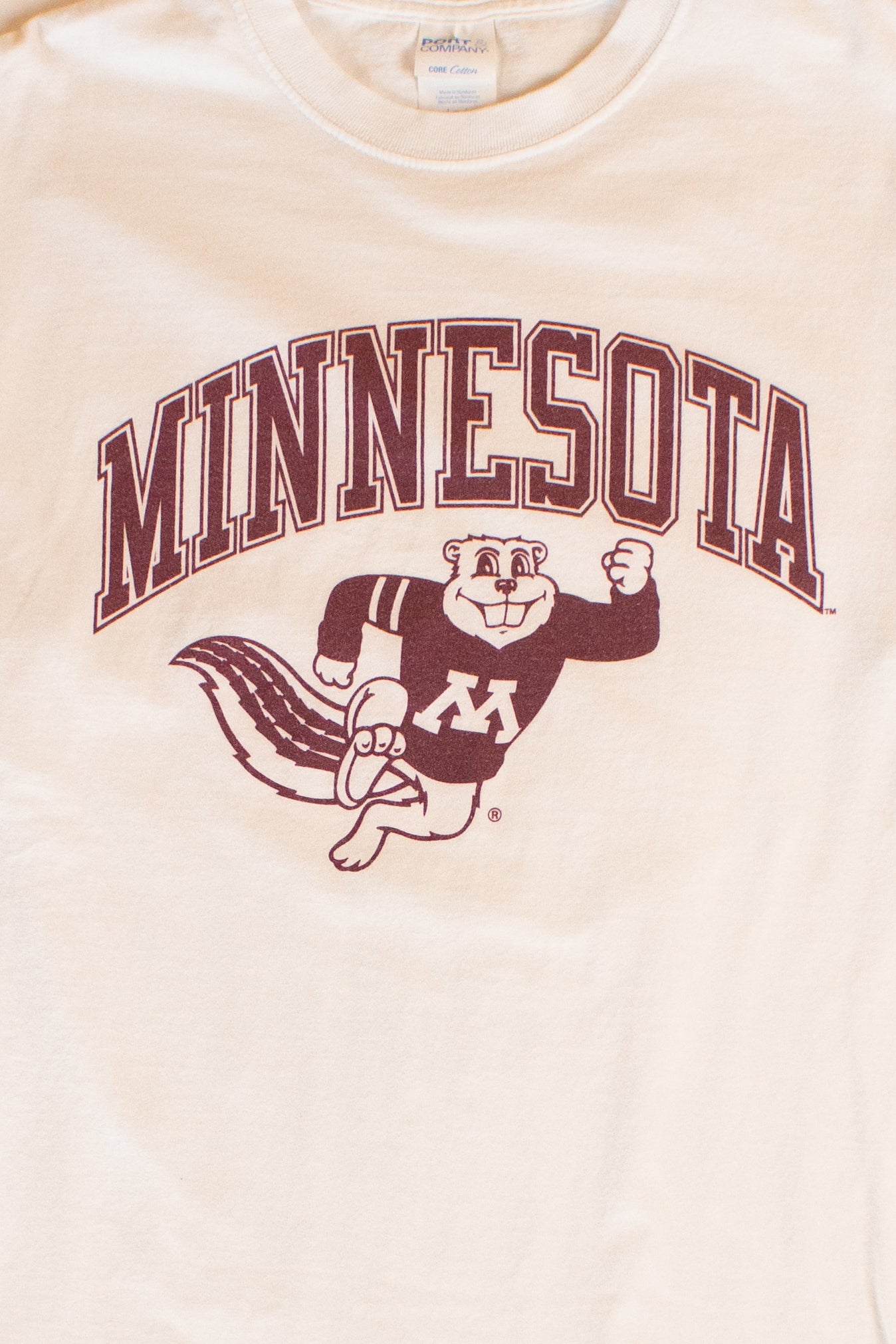 White Minnesota Goldy Gopher T-Shirt (2010s)