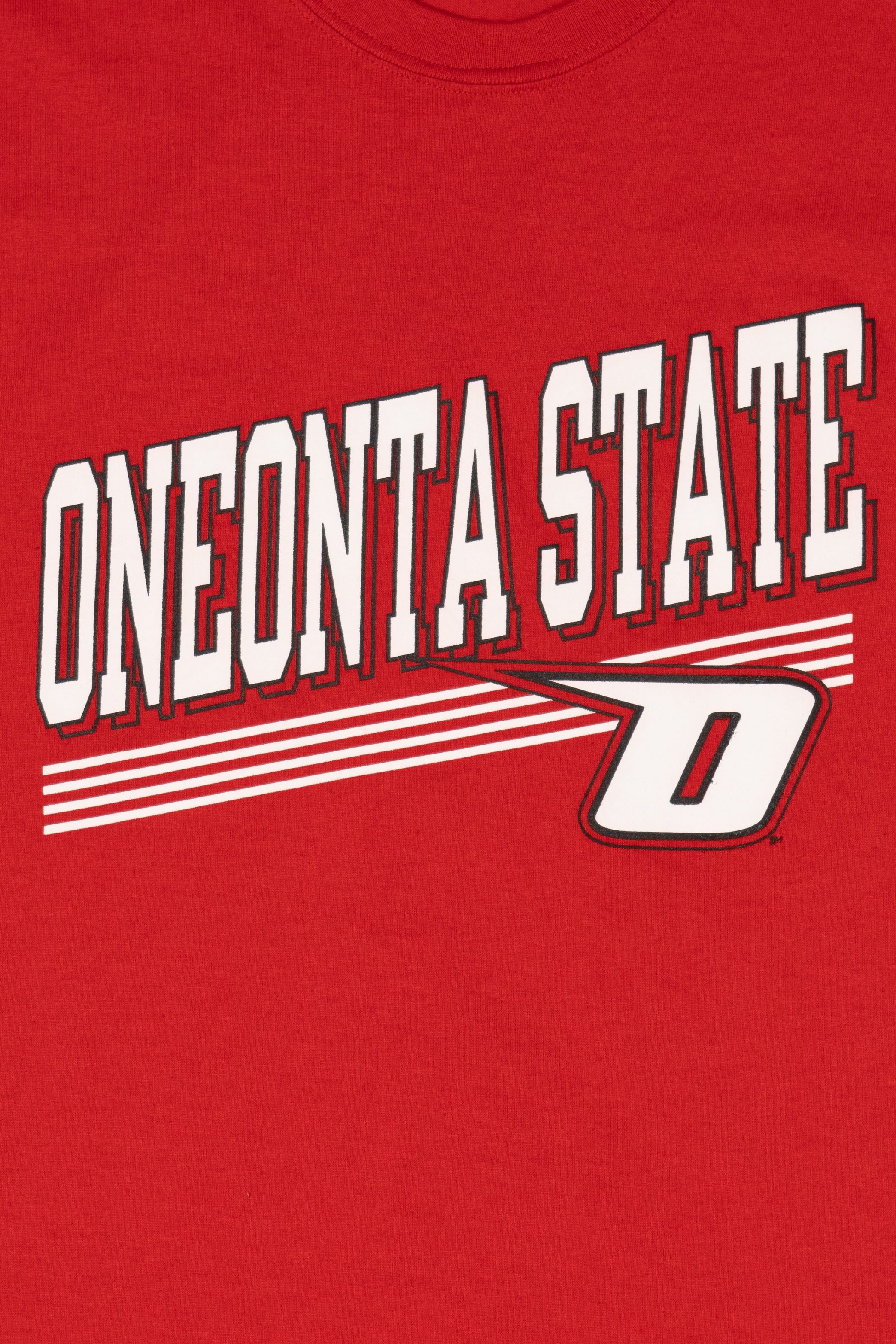 Red Jerzees Oneonta State T-Shirt (2010s)