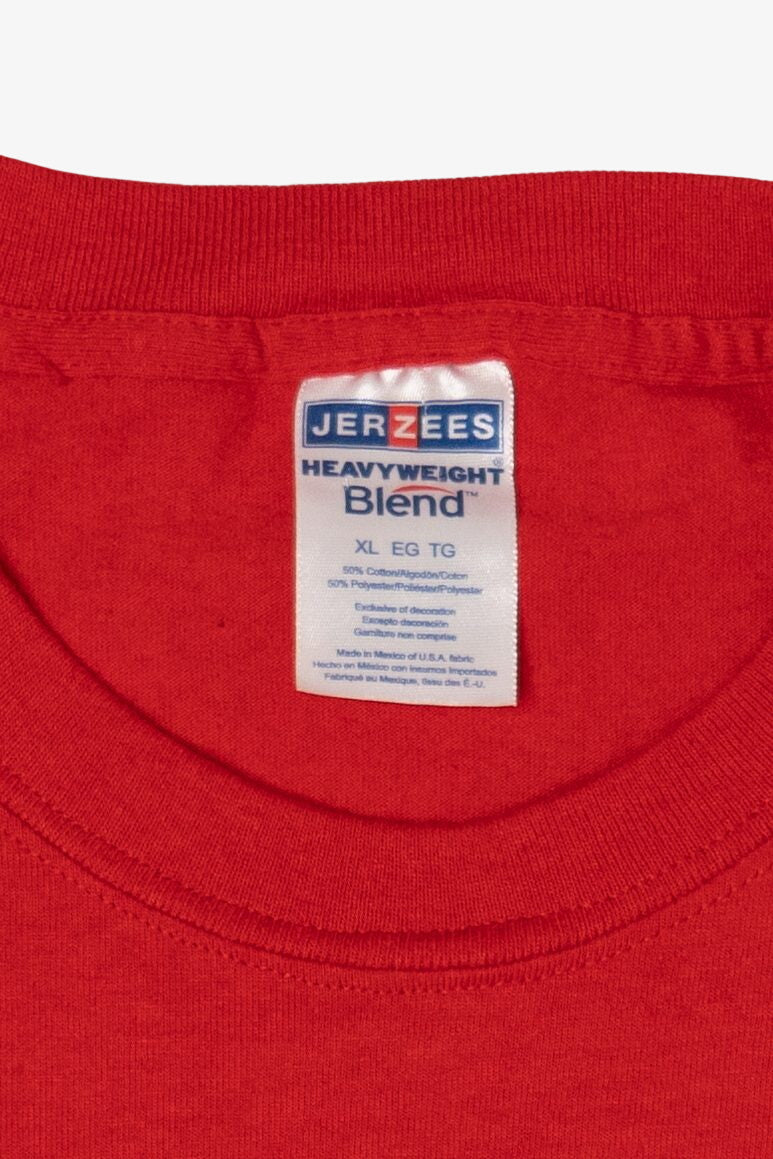 Red Jerzees Oneonta State T-Shirt (2010s)