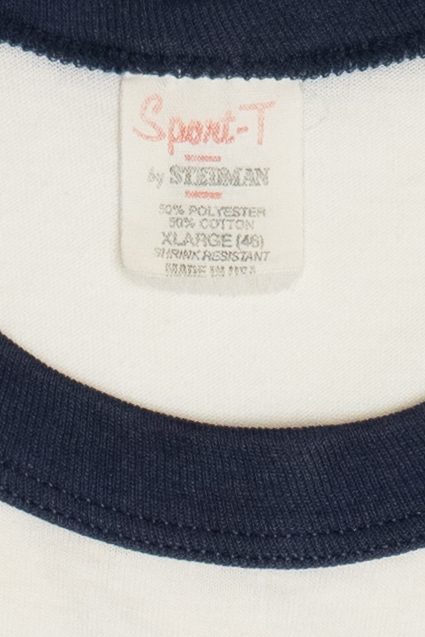 Vintage "Rare Book School" Paper Thin Ringer T-Shirt (1980s)