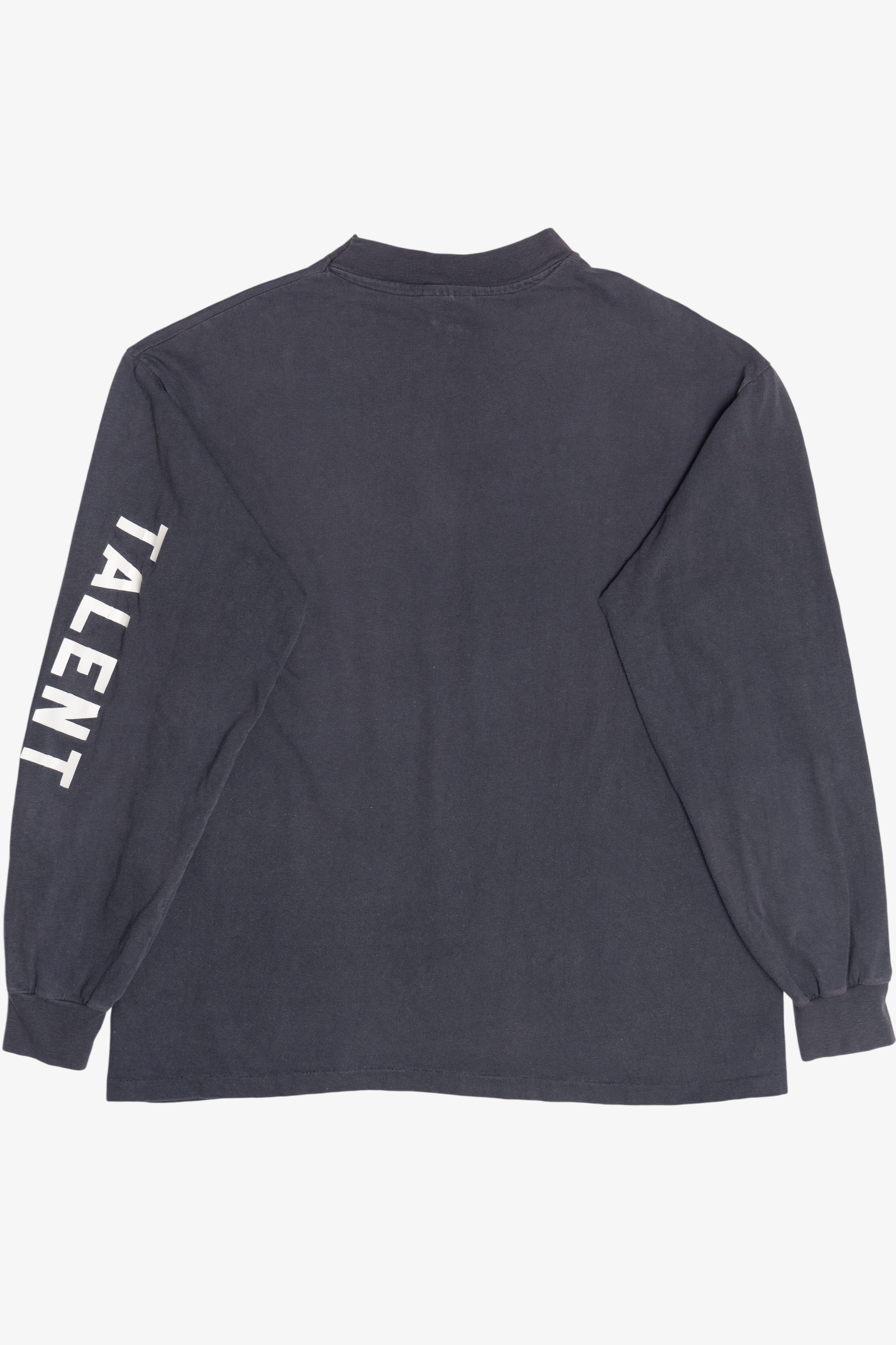 Vintage "Face The Day" "Emerson Independent Video" "Talent" Long Sleeve T-Shirt (1990s)