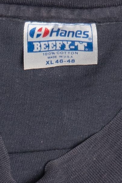 Vintage "Face The Day" "Emerson Independent Video" "Talent" Long Sleeve T-Shirt (1990s)