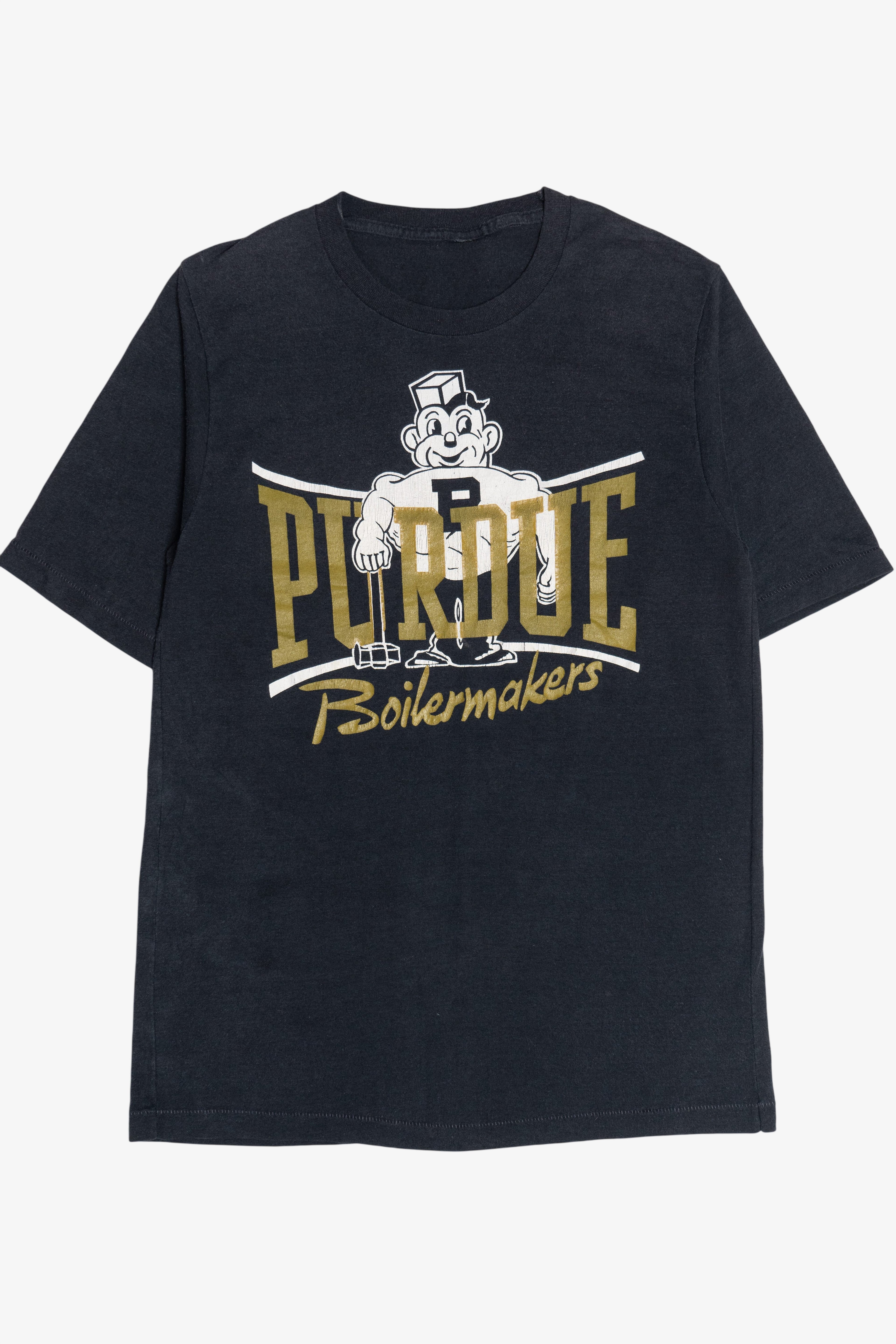 Vintage "Purdue Boilermakers" Mascot College T-Shirt (1990s)