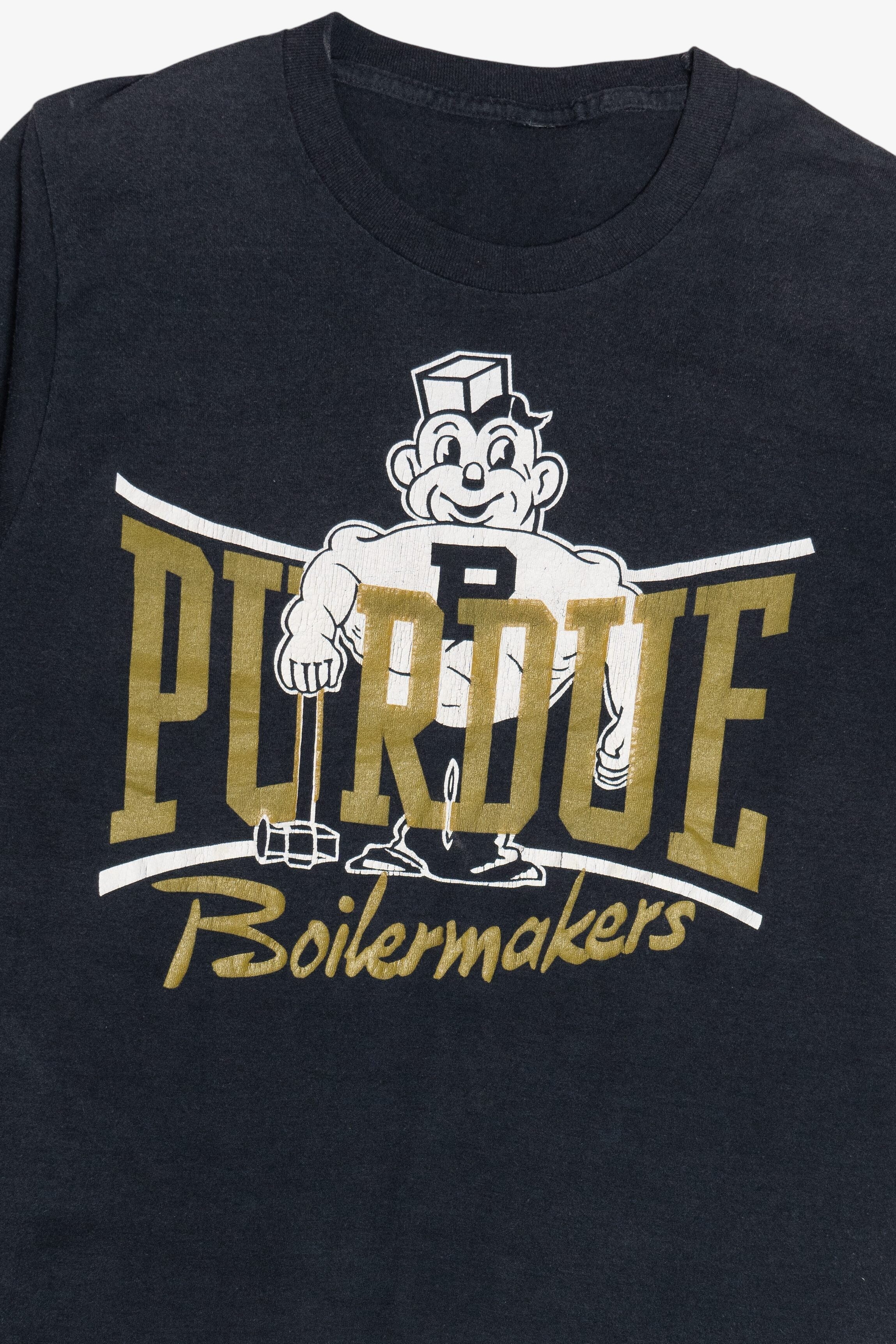 Vintage "Purdue Boilermakers" Mascot College T-Shirt (1990s)