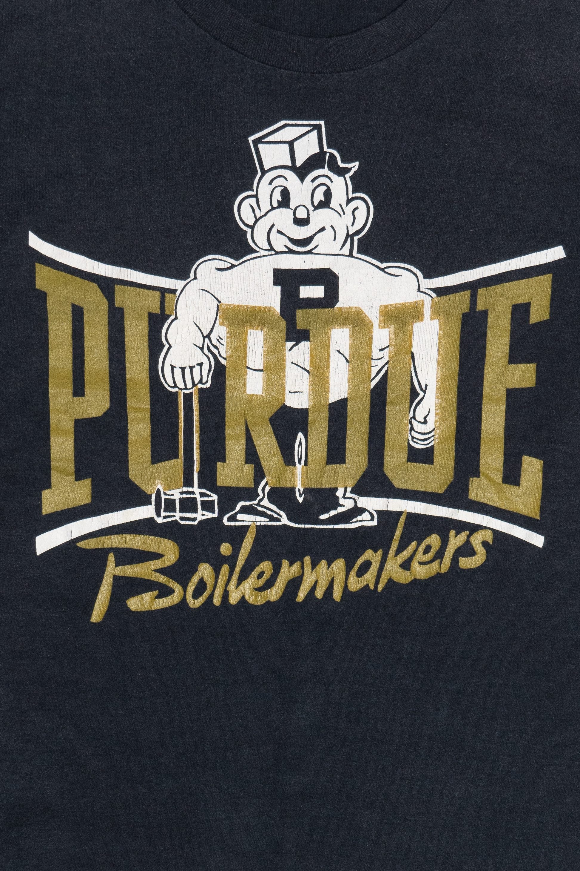 Vintage "Purdue Boilermakers" Mascot College T-Shirt (1990s)
