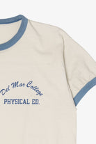 Vintage Del Mar College Physical Education Champion Ringer T-Shirt (1990s)