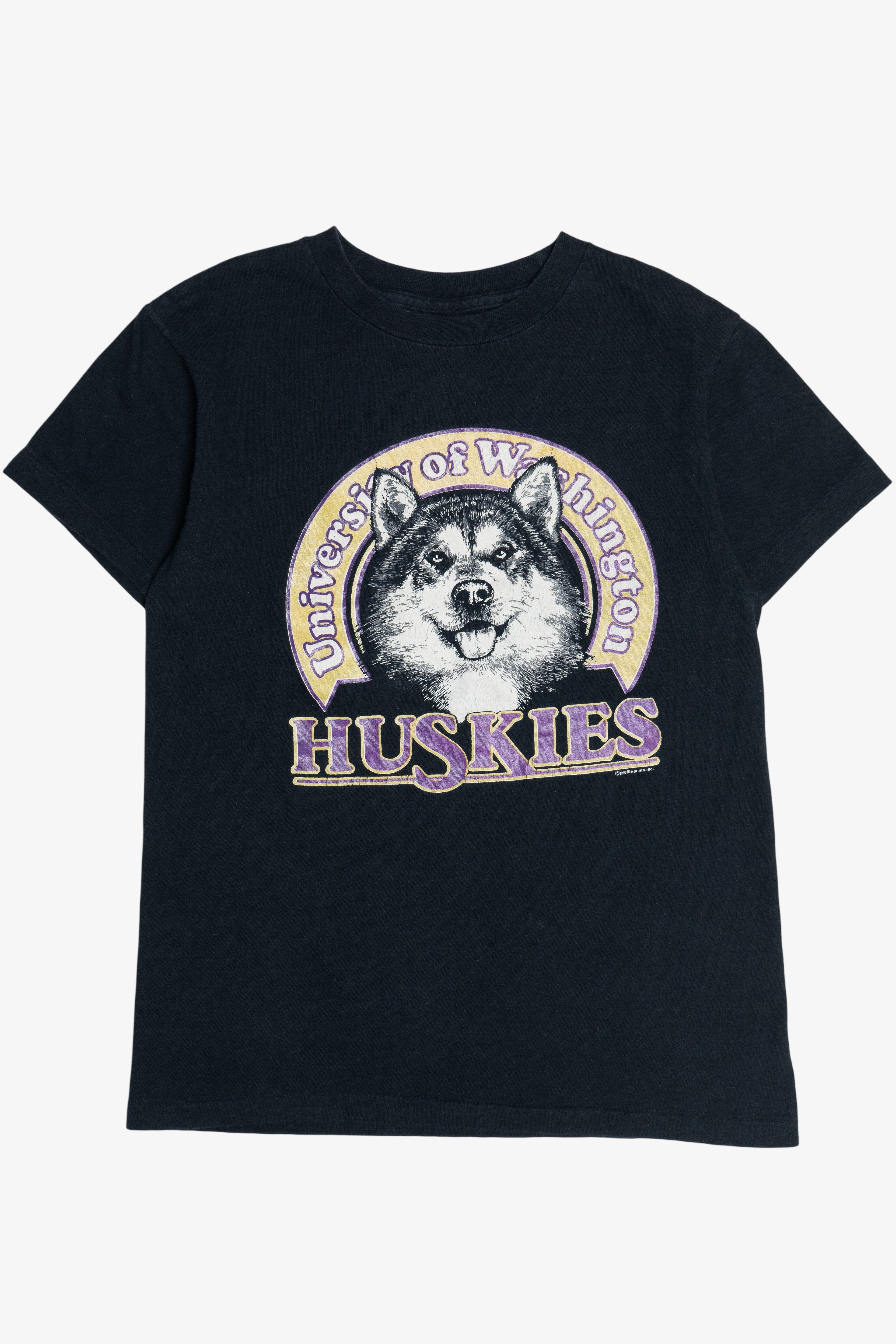 Vintage "University Of Washington Huskies" Single Stitch College T-Shirt (1990s)