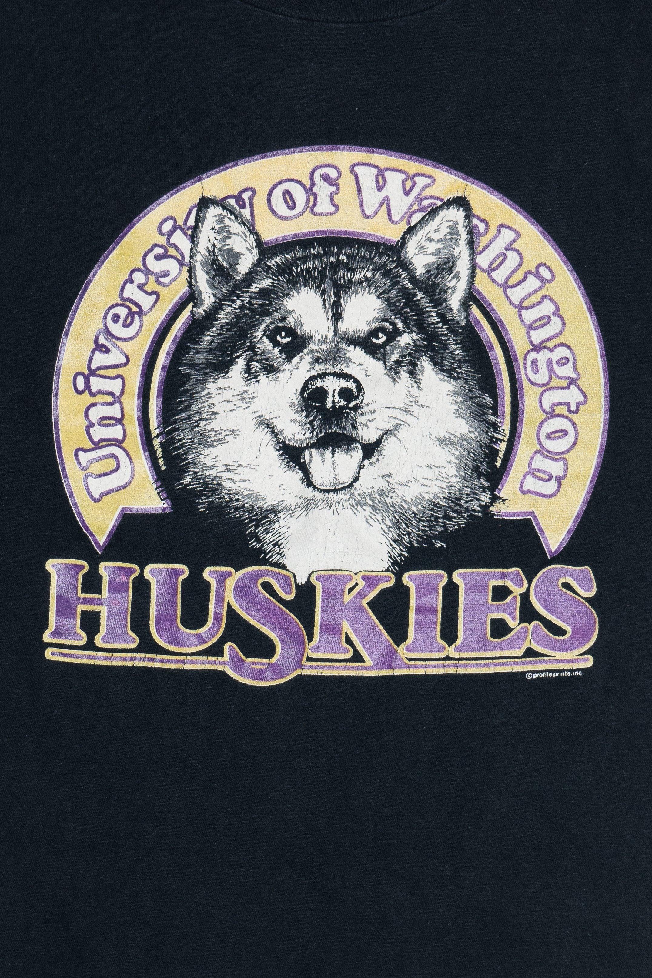 Vintage "University Of Washington Huskies" Single Stitch College T-Shirt (1990s)
