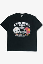 Vintage Rose Bowl 2006 Texas Vs USC Souvenir T-Shirt (2000s)