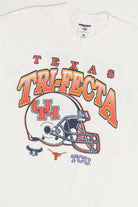 Vintage "Texas Trifecta" Texas University Football Teams College T-Shirt (2000s)
