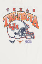 Vintage "Texas Trifecta" Texas University Football Teams College T-Shirt (2000s)
