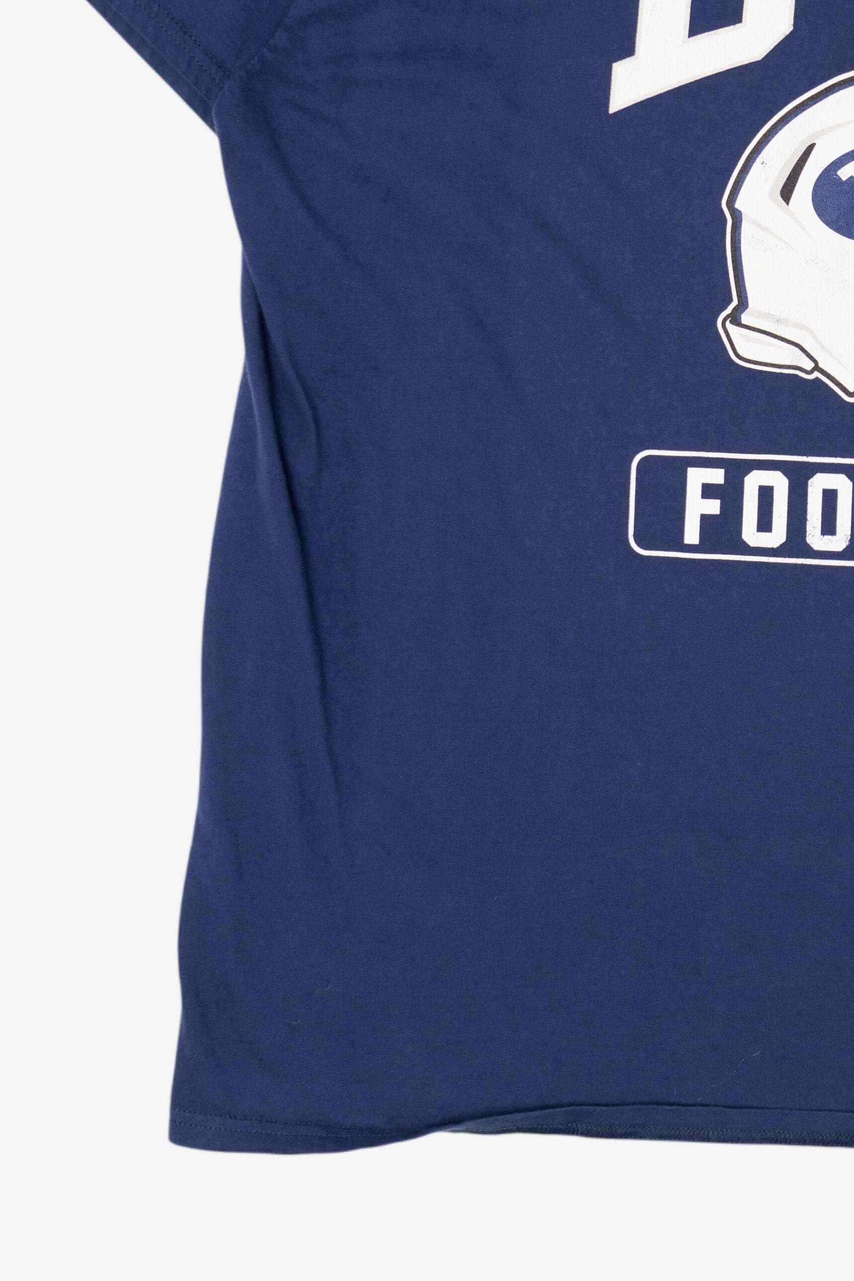Navy Blue Brigham Young University Football T-Shirt (2010s)