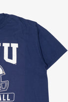 Navy Blue Brigham Young University Football T-Shirt (2010s)