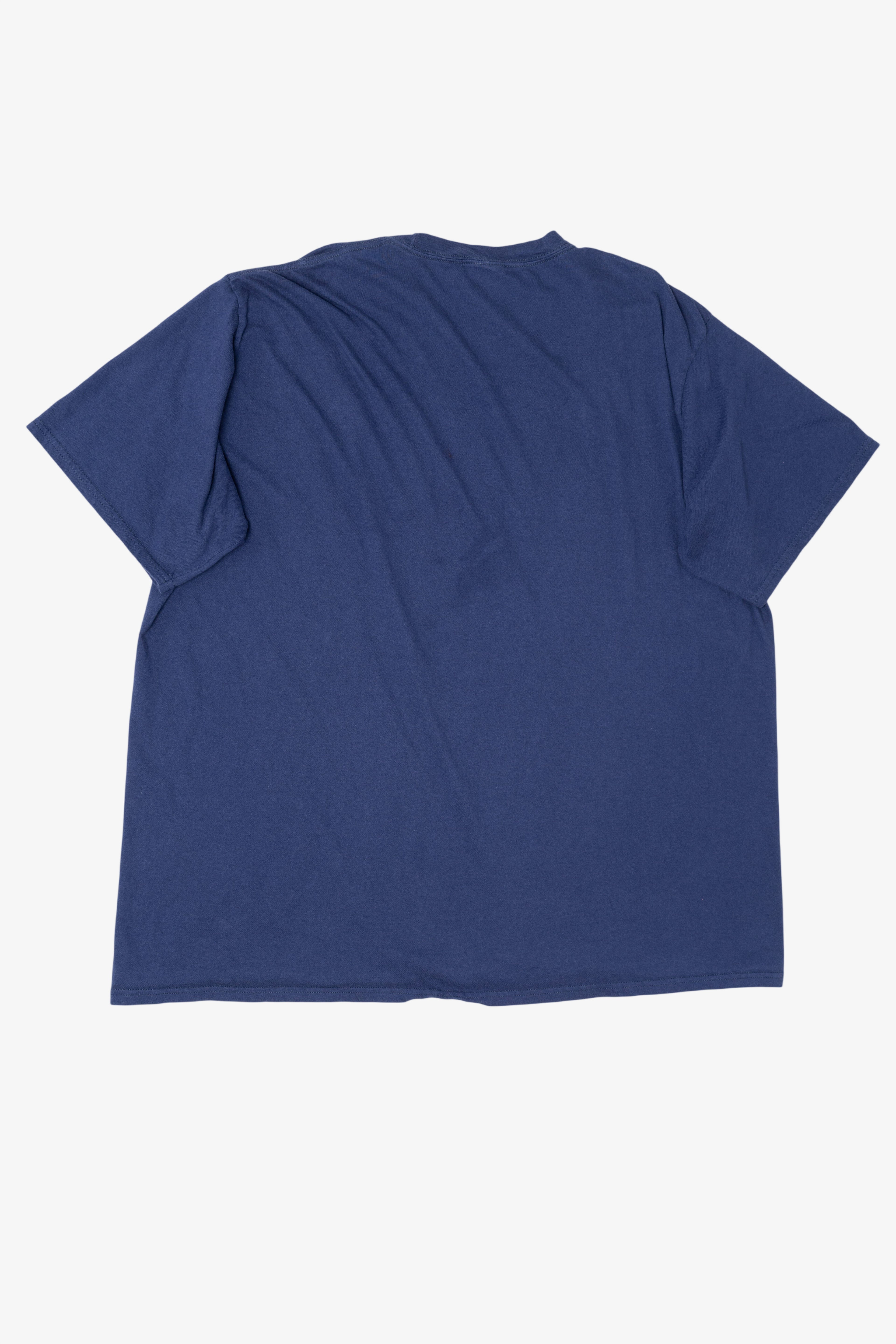 Navy Blue Brigham Young University Football T-Shirt (2010s)