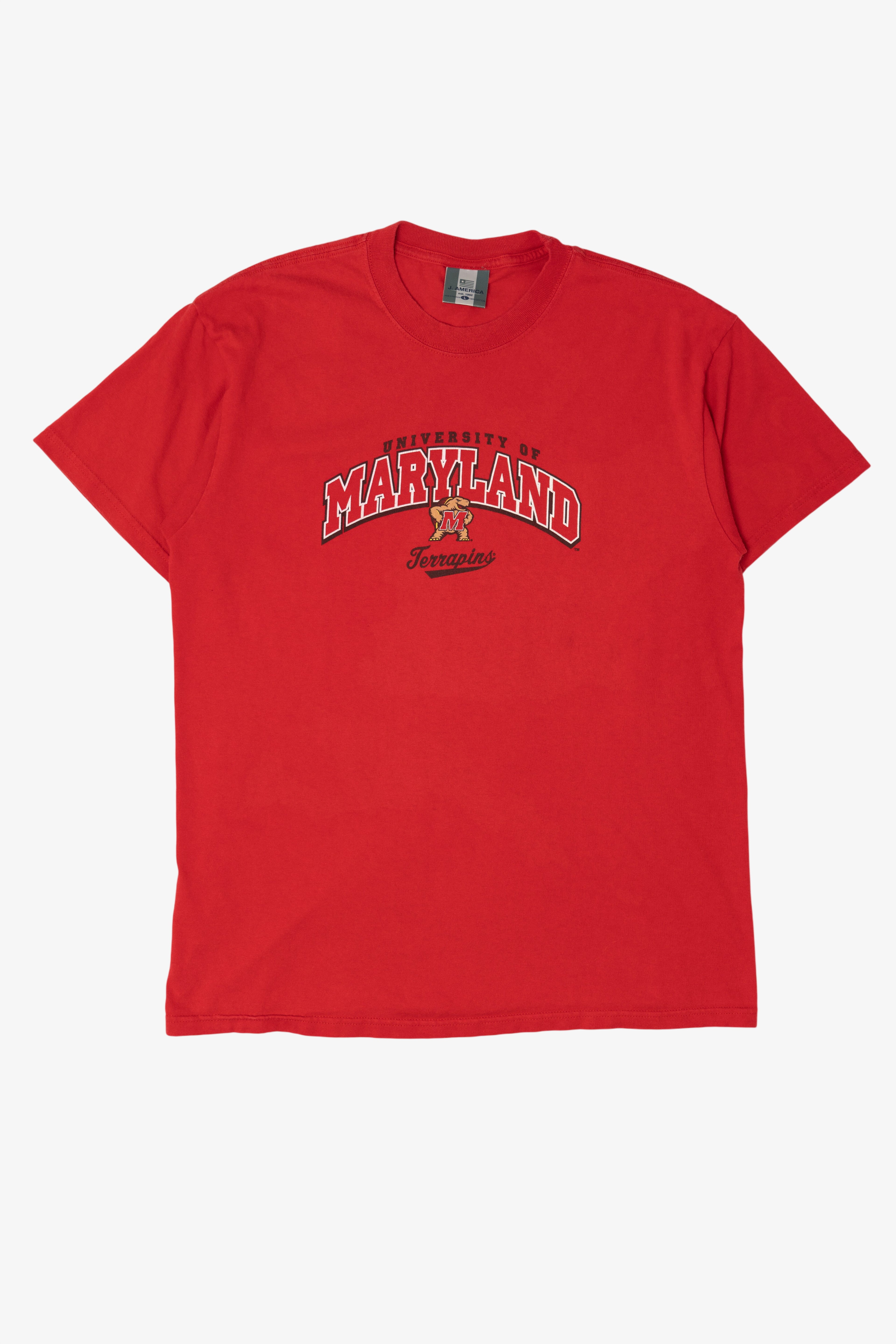 Vintage Red University Of Maryland Terrapins T-Shirt (1990s)