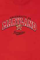 Vintage Red University Of Maryland Terrapins T-Shirt (1990s)