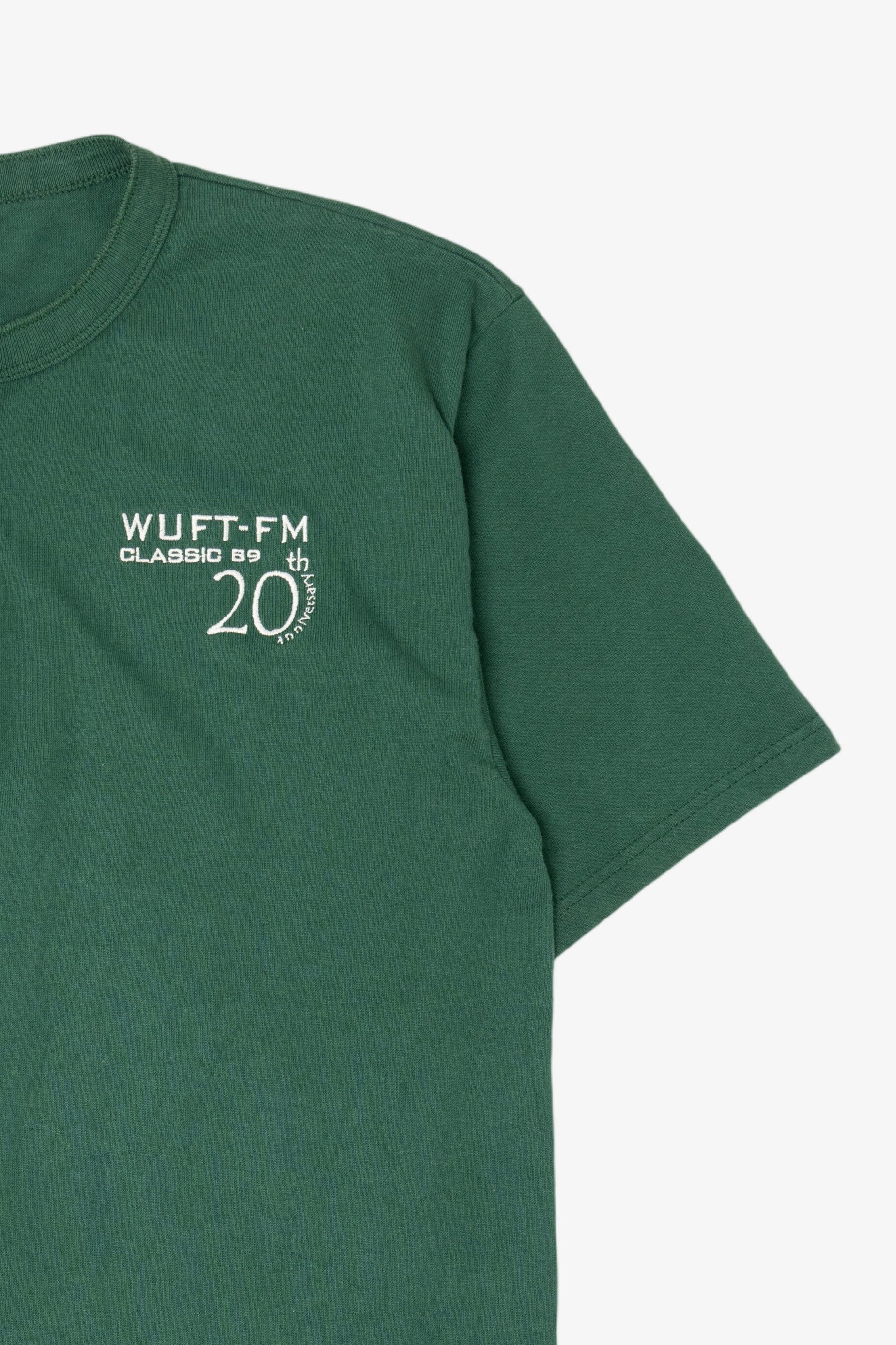 Vintage Dark Green WUFT-FM Classic 89 20th Anniversary Polo Shirt (2000s)