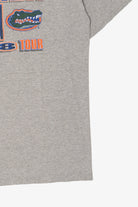 Gray NCAA Florida Gators Grid Iron 2008 T-Shirt (2000s)
