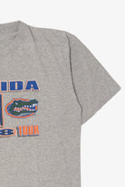Gray NCAA Florida Gators Grid Iron 2008 T-Shirt (2000s)