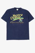 Vintage Navy Blue Notre Dame Fighting Irish T-Shirt (1990s)