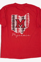Red Miami University Myaamia T-Shirt (2010s)