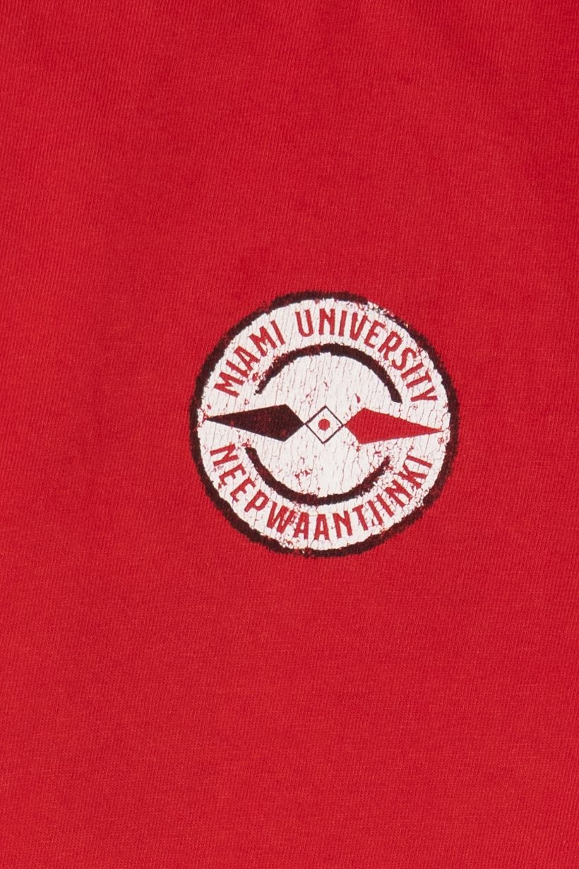 Red Miami University Myaamia T-Shirt (2010s)