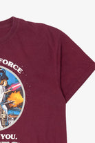 Burgundy Star Wars "May The Force Be With You Aggies" T-Shirt (2020s)