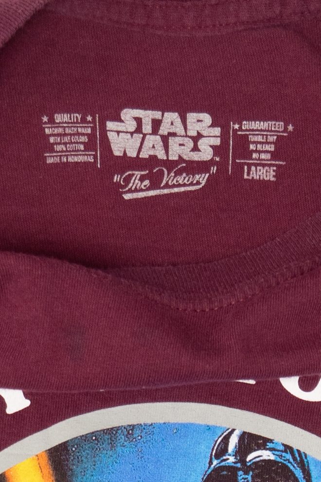 Burgundy Star Wars "May The Force Be With You Aggies" T-Shirt (2020s)