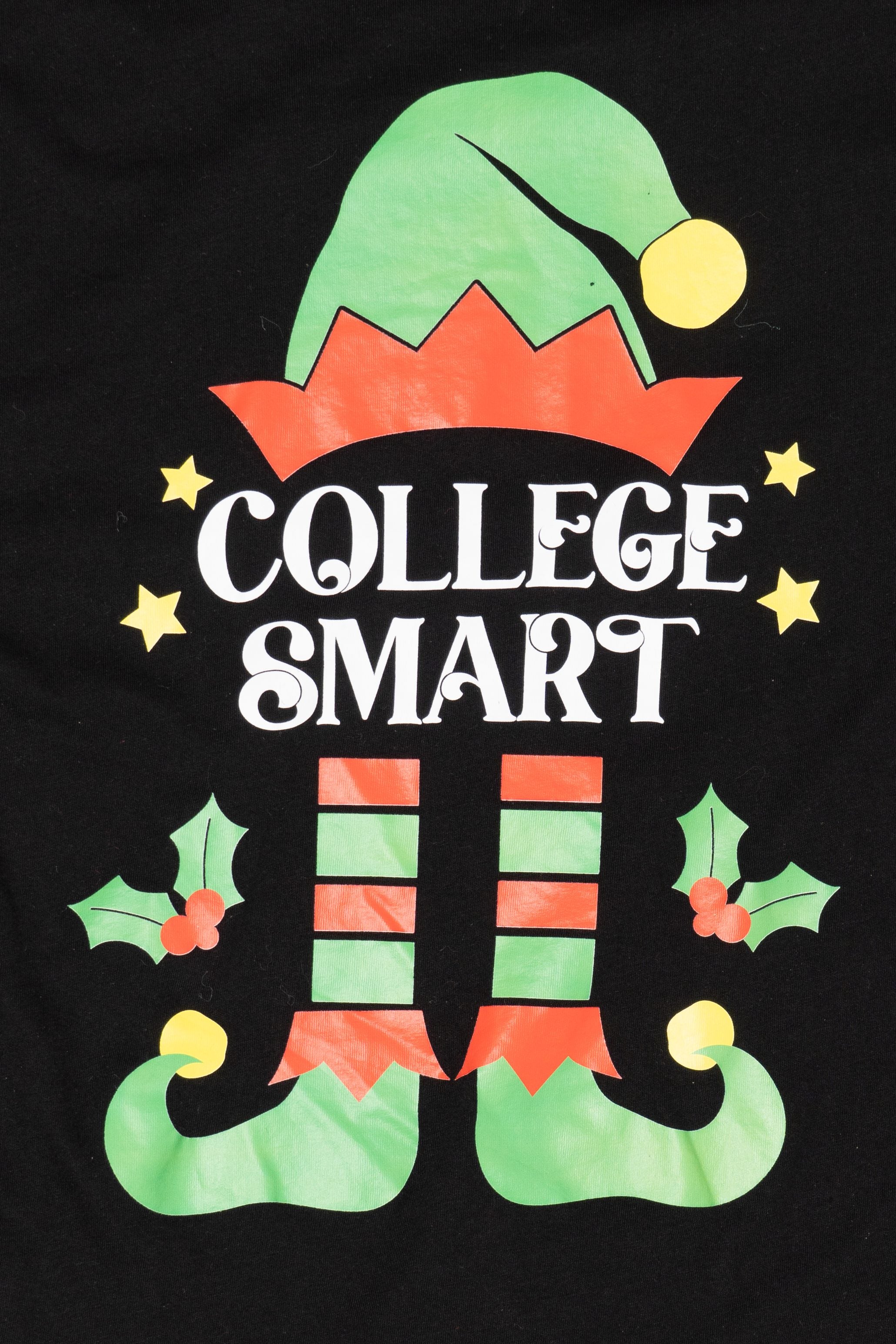 Christmas Elf "College Smart" T-Shirt (2020s)