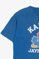 Vintage "Kansas Jayhawks" University of Kansas Mascot T-Shirt (1980s)