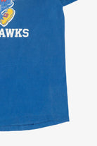 Vintage "Kansas Jayhawks" University of Kansas Mascot T-Shirt (1980s)