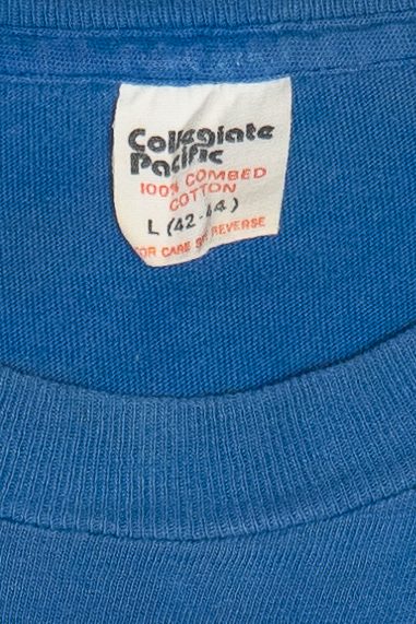 Vintage "Kansas Jayhawks" University of Kansas Mascot T-Shirt (1980s)
