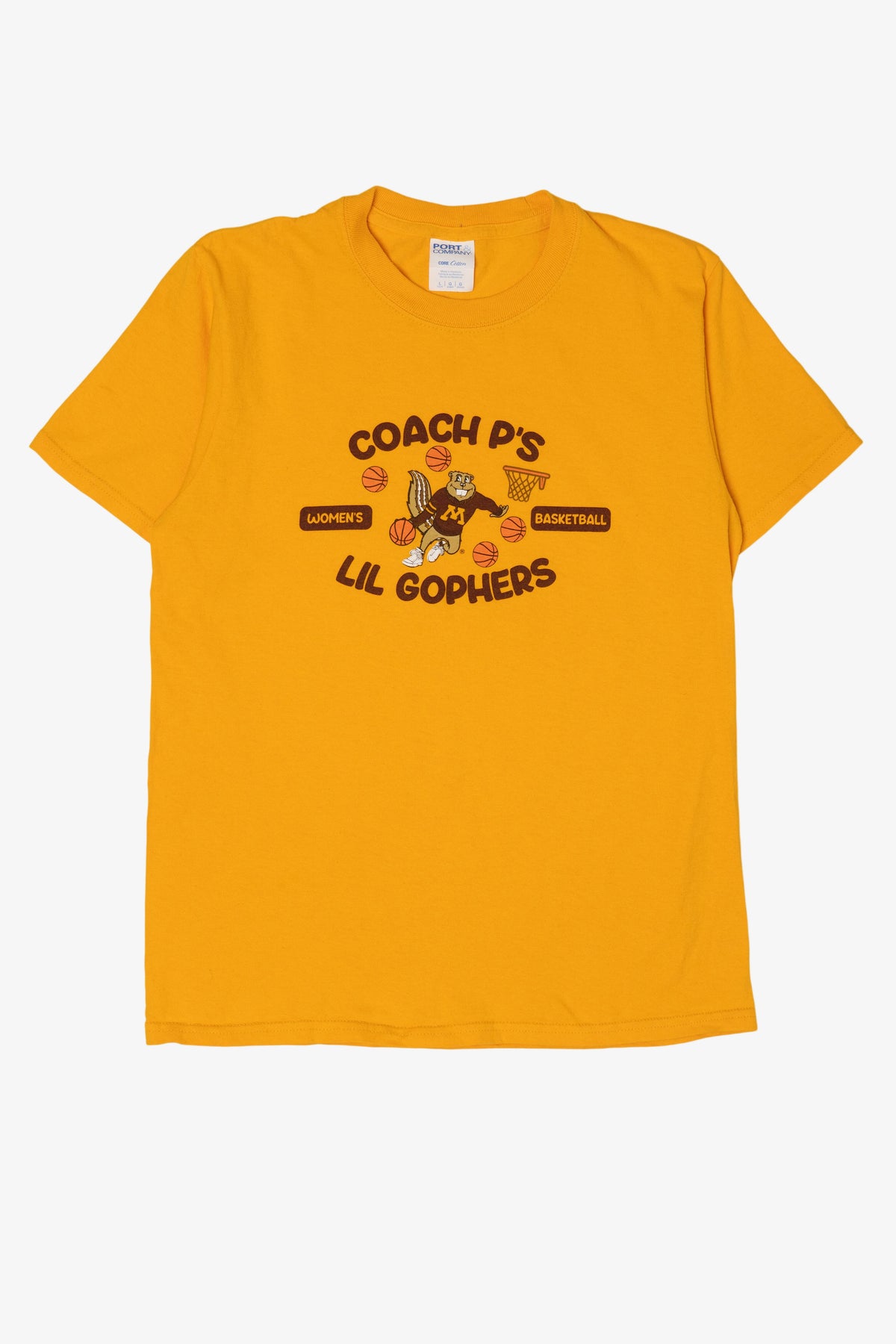 Women's Basketball "Coach P's Little Gophers" T-Shirt (2010s)