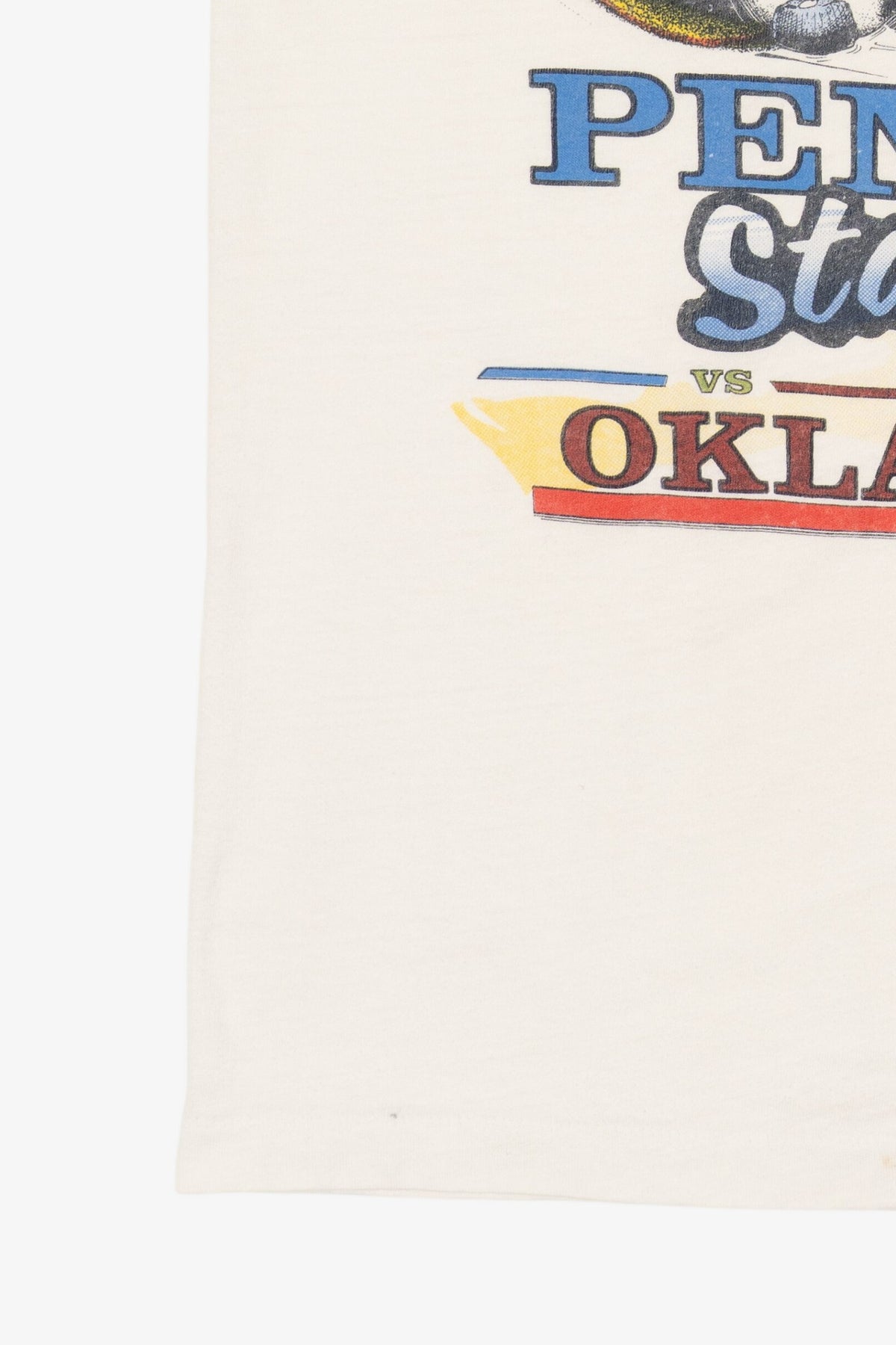 Vintage "Orange Bowl" Penn State Vs. Oklahoma Single Stitch T-Shirt (1980s)