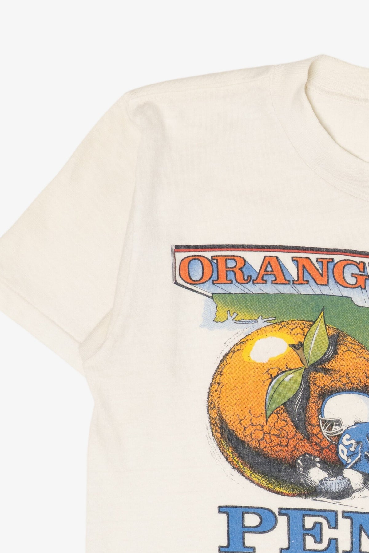 Vintage "Orange Bowl" Penn State Vs. Oklahoma Single Stitch T-Shirt (1980s)