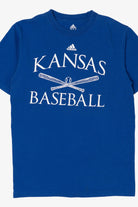 Blue Adidas Kansas Baseball T-Shirt (2010s)
