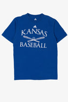 Blue Adidas Kansas Baseball T-Shirt (2010s)